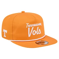 Men's New Era Tennessee Orange Tennessee Volunteers Adventure Team Text Golfer Snapback Hat