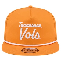 Men's New Era Tennessee Orange Tennessee Volunteers Adventure Team Text Golfer Snapback Hat