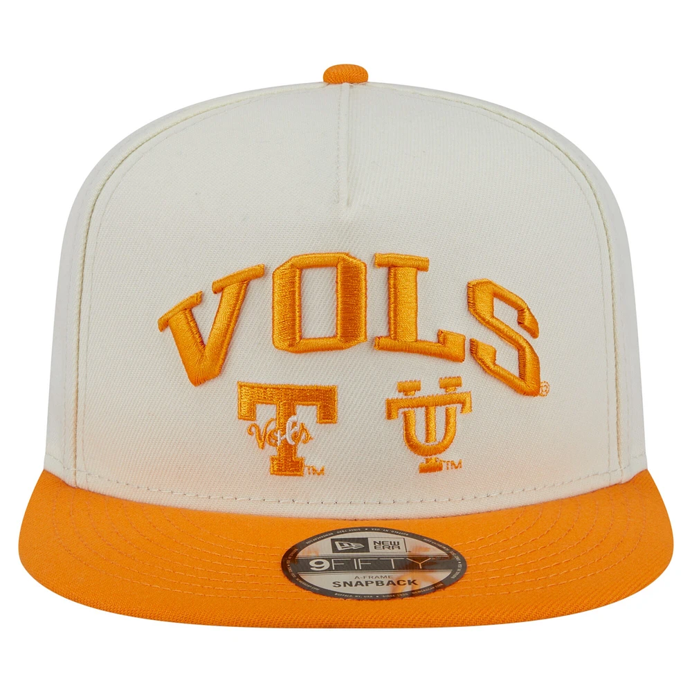 Casquette à visière plate blanche New Era Tennessee Volunteers 9FIFTY pour homme