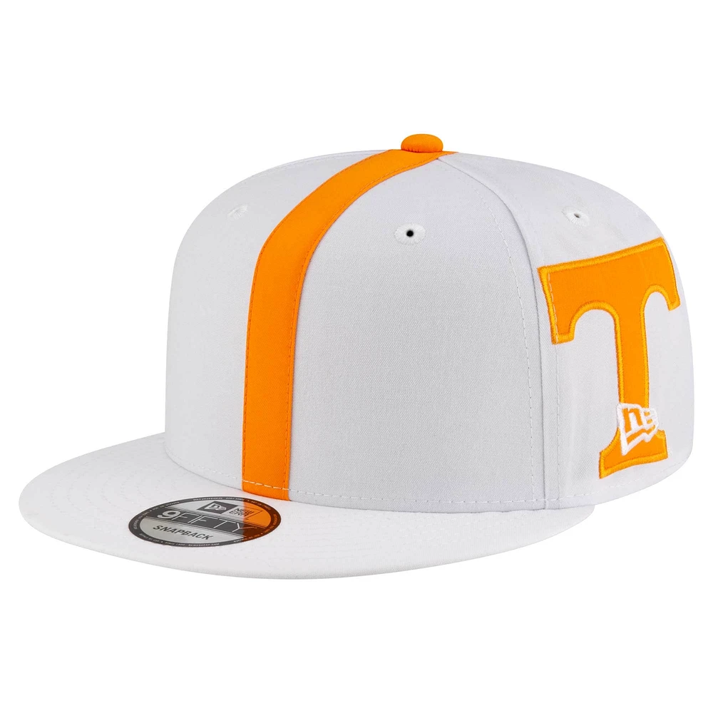 Men's New Era White Tennessee Volunteers Helmet 9FIFTY Snapback Hat