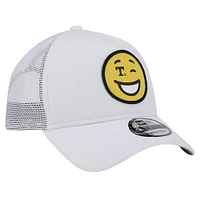 Men's New Era White Tennessee Volunteers Wink Foam Trucker Adjustable Hat