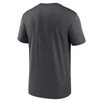 T-shirt Nike Anthracite Tennessee Volunteers 2025 Sideline Legend Performance pour homme