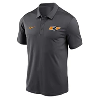 Polo de franchise des volontaires du Tennessee Nike anthracite pour hommes