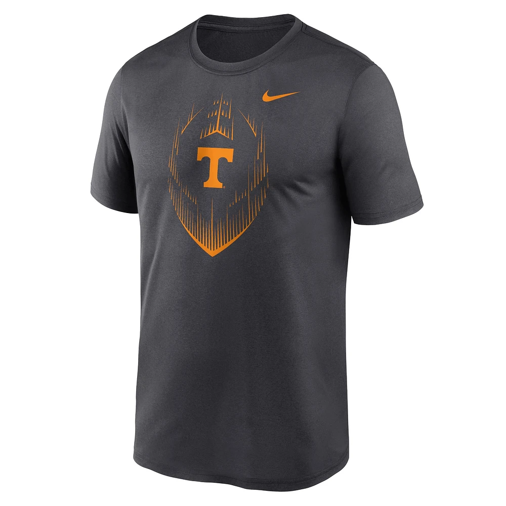 Men's Nike Anthracite Tennessee Volunteers Primetime Legend Icon Performance T-Shirt