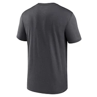 T-shirt Nike Anthracite Tennessee Volunteers Primetime Legend Icon Performance pour homme