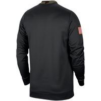 Men's Nike Black/Camo Tennessee Volunteers Military Appreciation Performance Pullover Sweatshirt