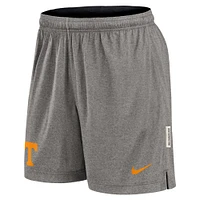 Men's Nike Black/Heather Gray Tennessee Volunteers Player Reversible Shorts