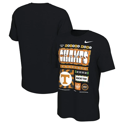 Men's Nike Black Tennessee Volunteers 2022 Orange Bowl Champions Locker Room T-Shirt