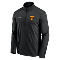 Men's Nike  Black Tennessee Volunteers Primetime Pacer Performance Half-Zip Top