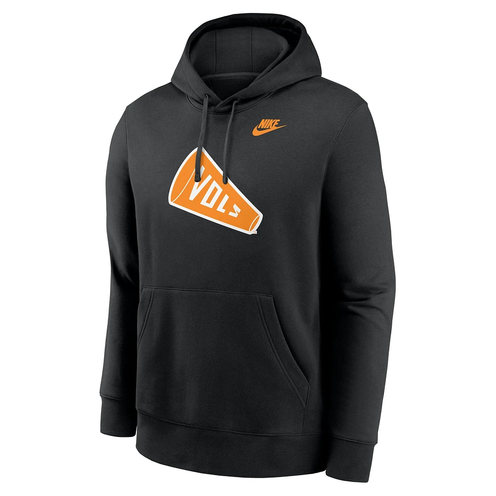 Sweat à capuche Nike Tennessee Volunteers Vault Megaphone pour homme, noir