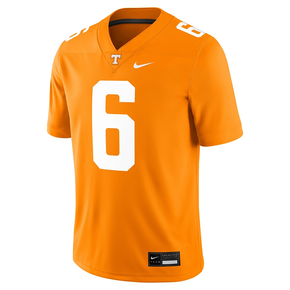 Maillot de football Nike Dylan Sampson Tennessee Orange Volunteers NIL pour homme