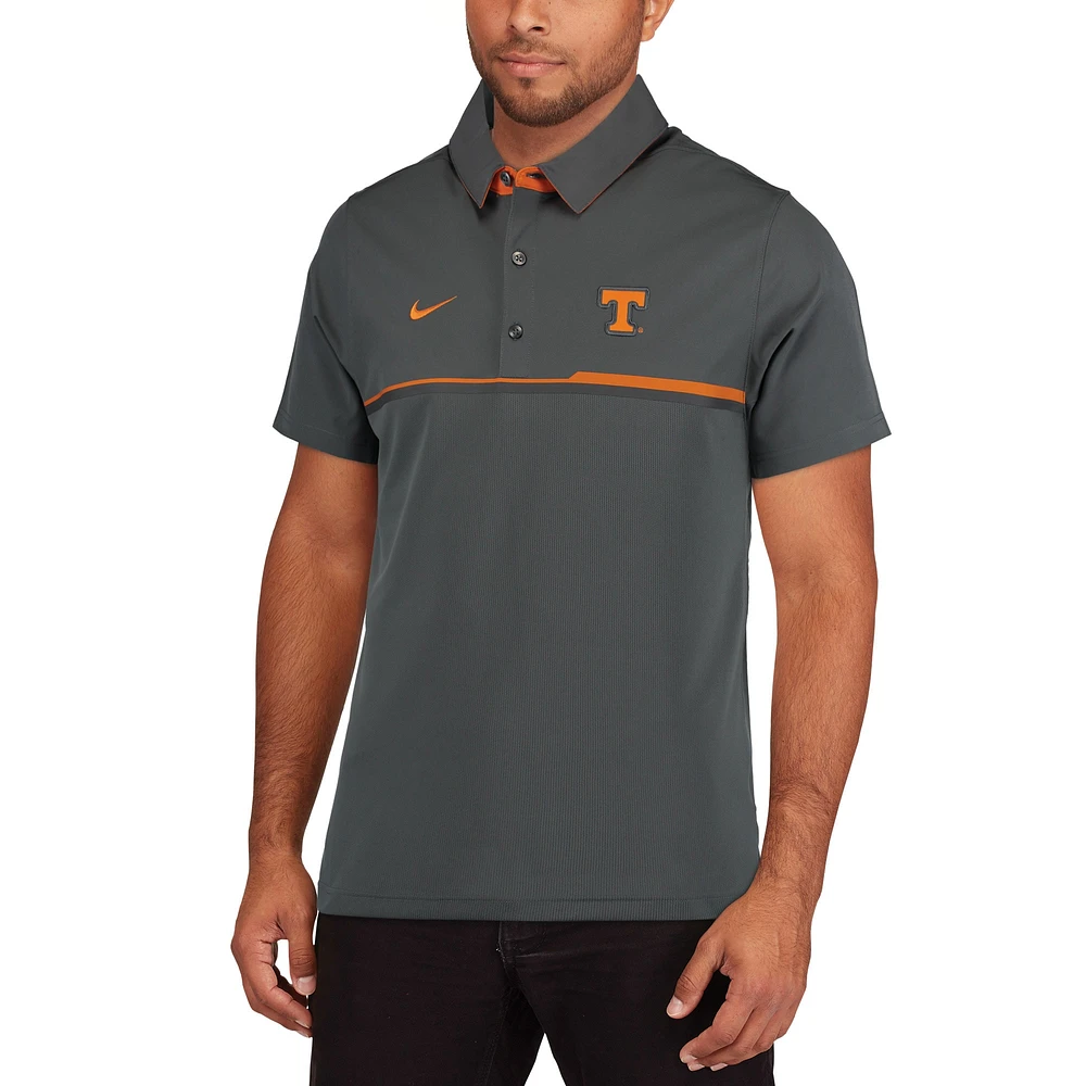 Polo Nike gris Tennessee Volunteers Elite Coaches Sideline Performance pour homme