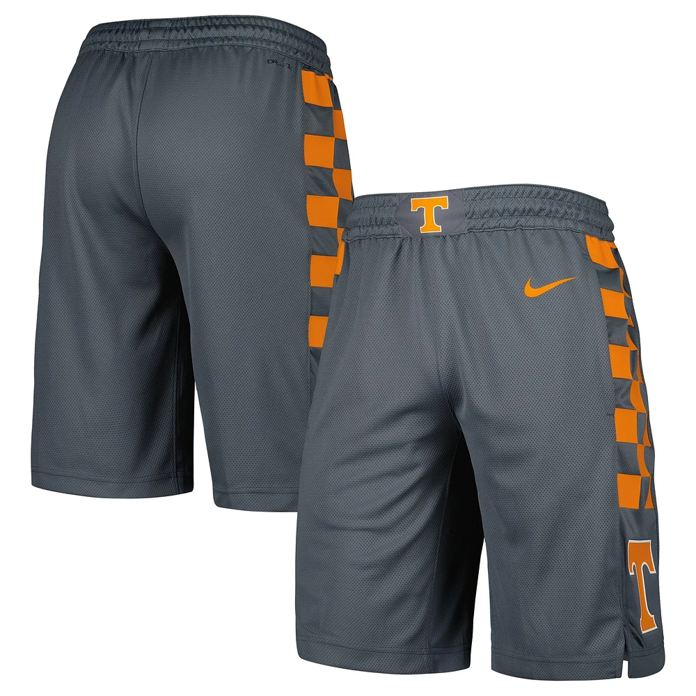 Short de performance Nike Tennessee Volunteers Replica pour homme, gris