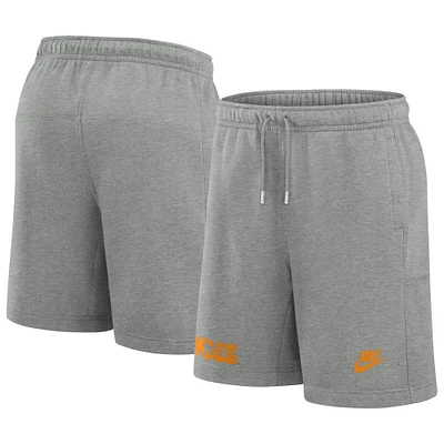 Men's Nike Heather Gray Tennessee Volunteers Legacy Fleece Essential Shorts