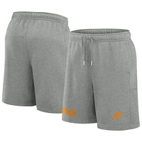 Men's Nike Heather Gray Tennessee Volunteers Legacy Fleece Essential Shorts