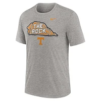 Men's Nike Heather Gray Tennessee Volunteers Local Campus Time Honored Tradition Tri-Blend T-Shirt