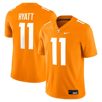 Maillot de jeu Nike Jalin Hyatt Orange Tennessee Volunteers pour homme