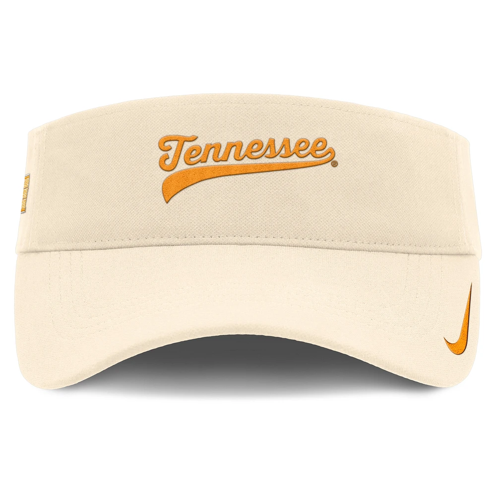 Men's Nike Natural Tennessee Volunteers Primetime Ace Adjustable Visor