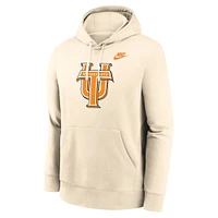 Men's Nike Natural Tennessee Volunteers Vault Logo Pullover Hoodie