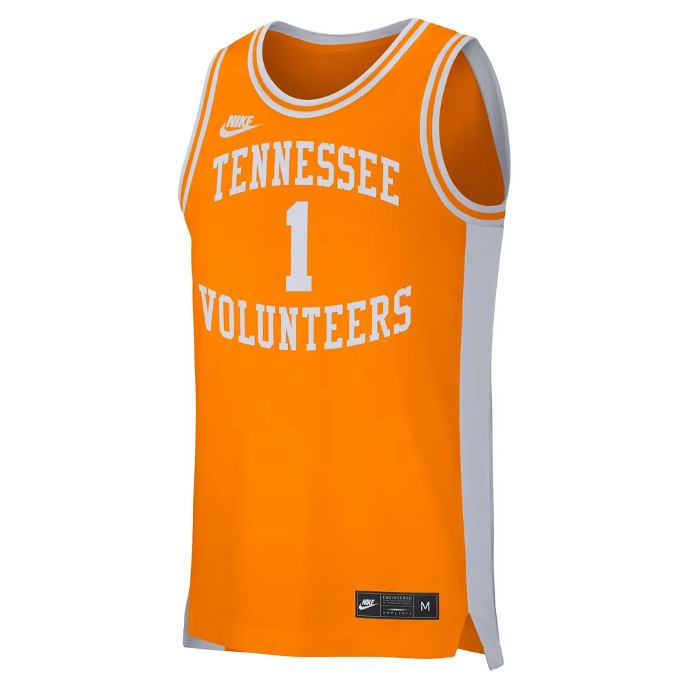 Youth Nike #1 Tennessee Orange Tennessee Volunteers Team Replica Basketball Jersey