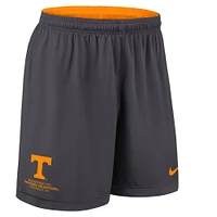 Short Nike Tennessee Orange/Anthracite Volunteers 2025 Sideline Performance réversible pour homme