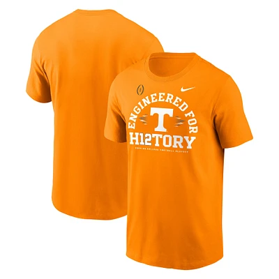 Men's Nike Tennessee Orange Volunteers 2024 College Football Playoff Engineered for History T-Shirt