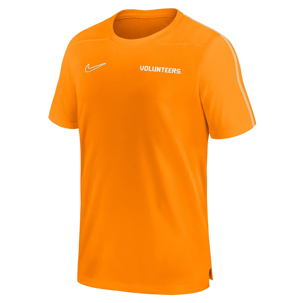 Men's Nike Tennessee Orange Volunteers 2024 Sideline Coach Performance Top