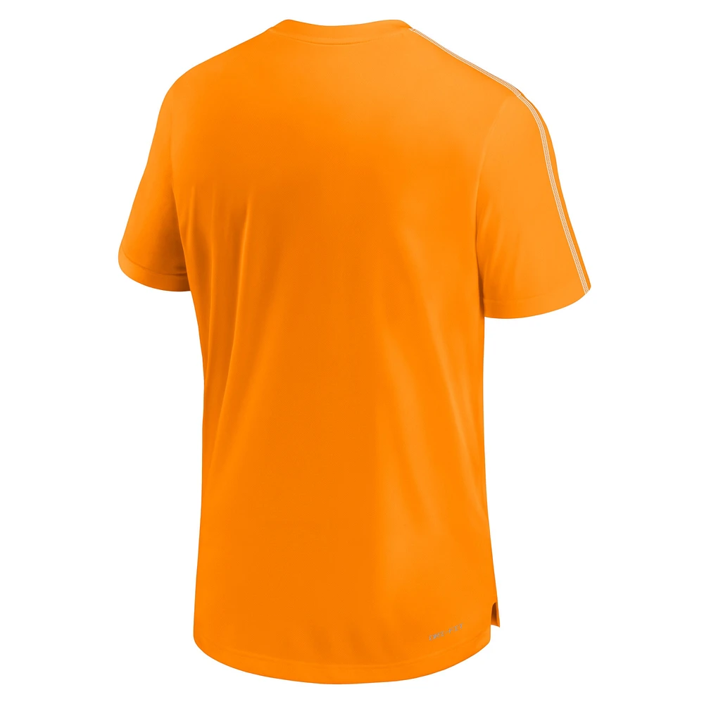 Men's Nike Tennessee Orange Volunteers 2024 Sideline Coach Performance Top