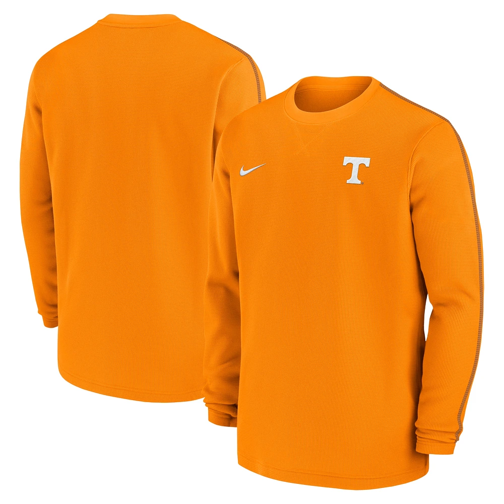 Men's Nike Tennessee Orange Volunteers 2024 Sideline Coaches Long Sleeve Top