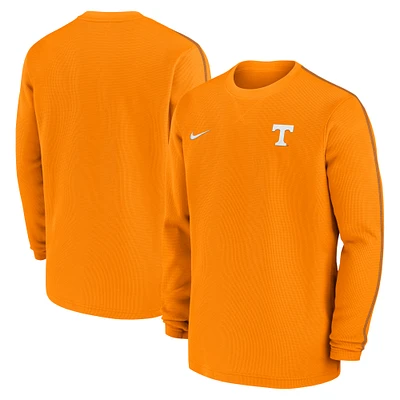 Men's Nike Tennessee Orange Volunteers 2024 Sideline Coaches Long Sleeve Top