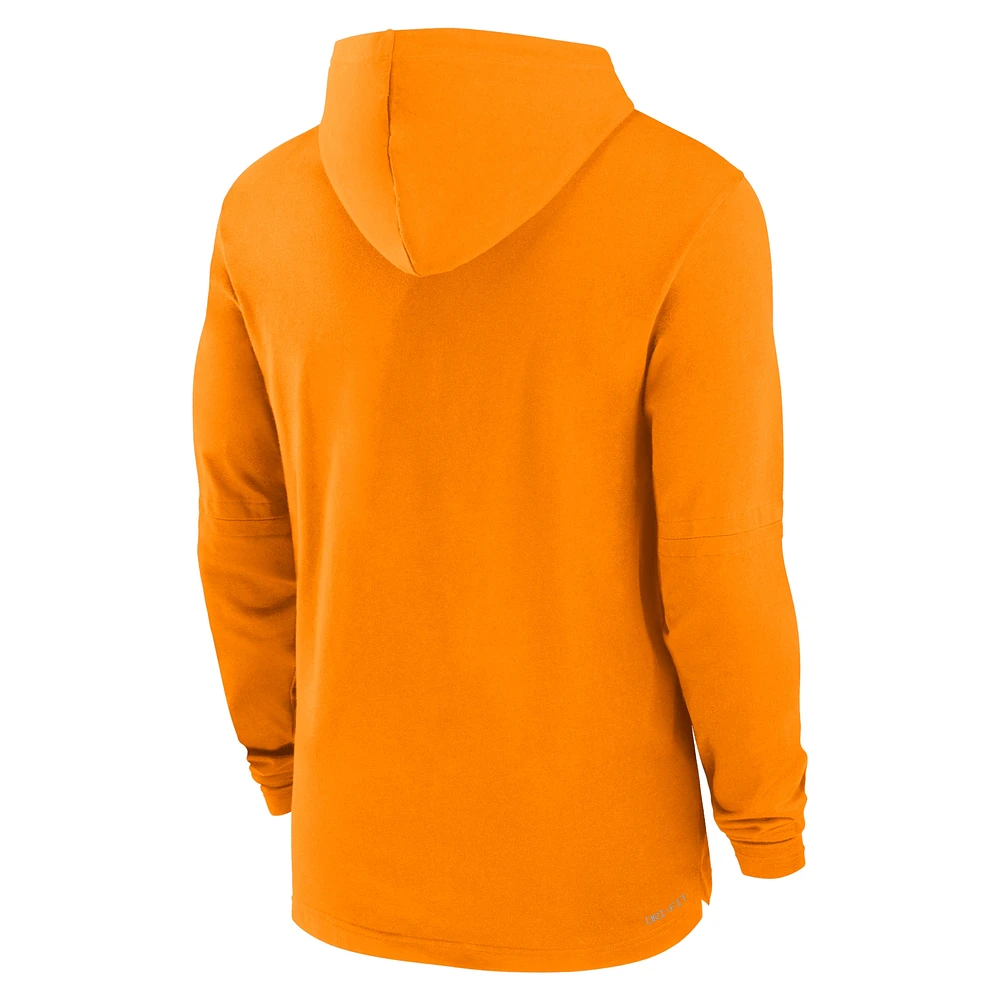 Men's Nike Tennessee Volunteers 2024 Sideline Hoodie Performance Long Sleeve T-Shirt