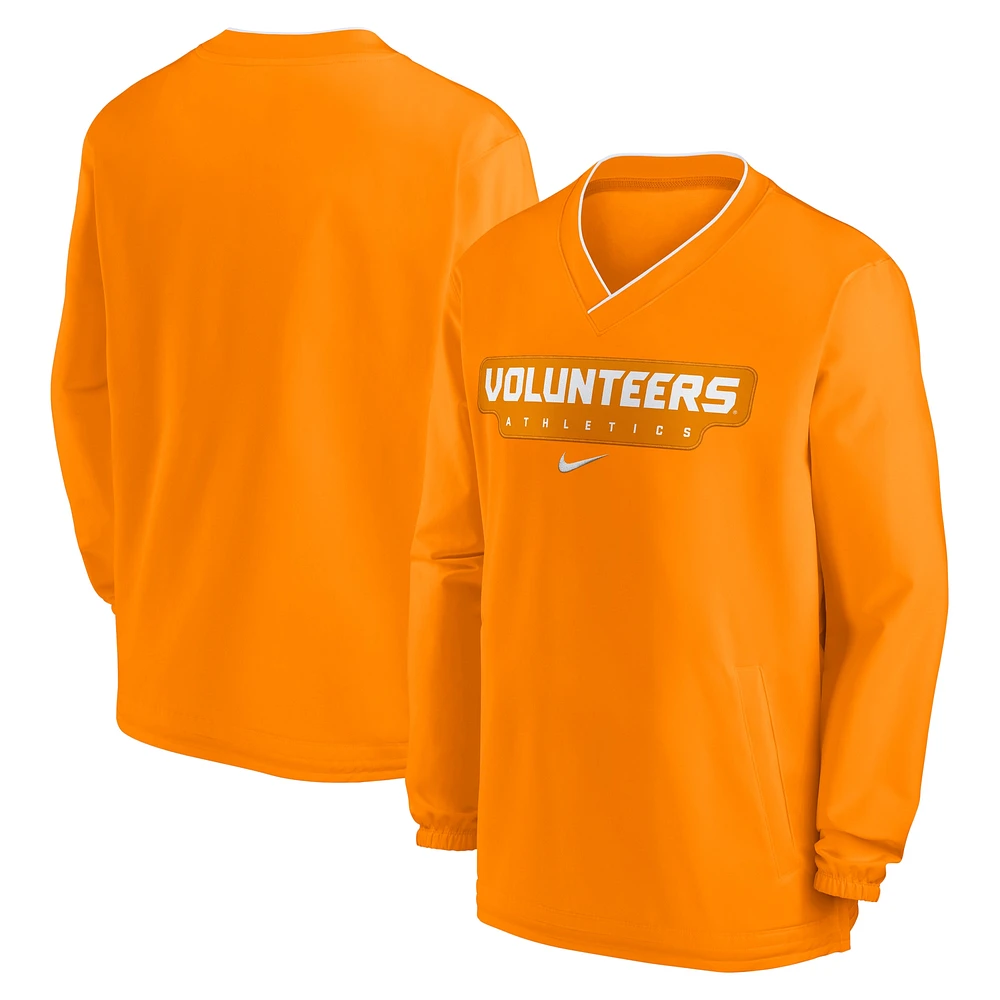 Men's Nike Tennessee Orange Volunteers 2024 Sideline Pullover Windshirt