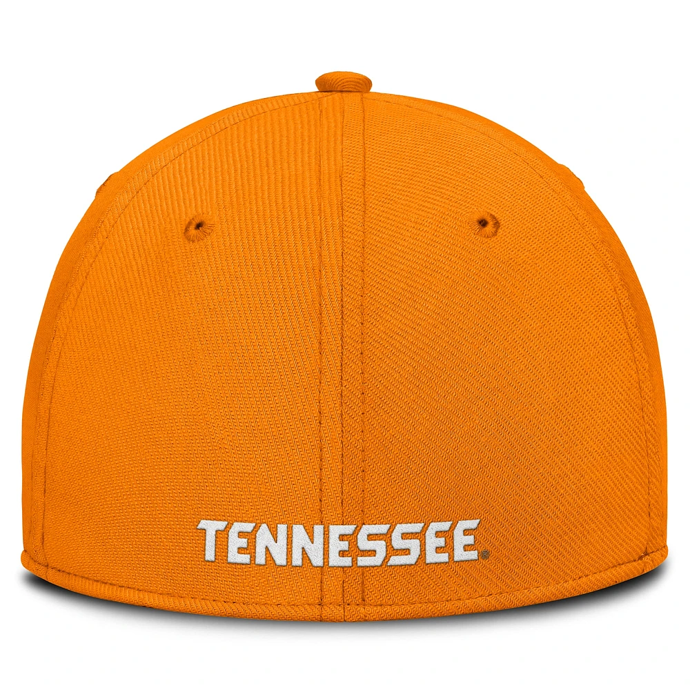 Men's Nike Tennessee Orange Volunteers 2025 Dugout Coaches Rise Swoosh Performance Flex Hat