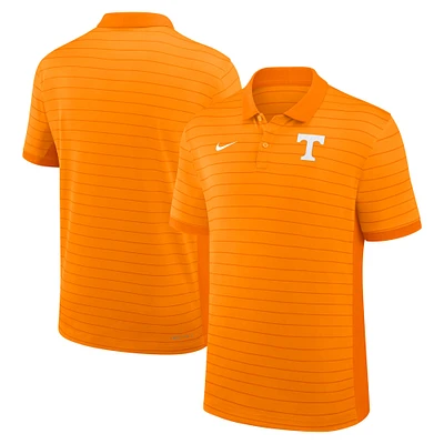 Polo Nike Tennessee Orange pour homme, équipe de début saison 2025 des Volunteers, avec rayures Victory Sideline Performance