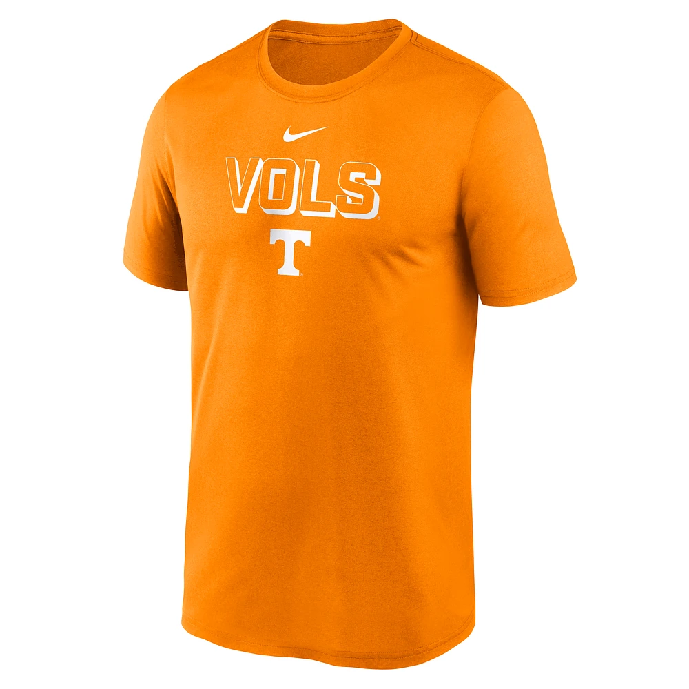 Men's Nike Tennessee Orange Volunteers 2025 Sideline Legend Performance T-Shirt