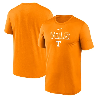 Men's Nike Tennessee Orange Volunteers 2025 Sideline Legend Performance T-Shirt