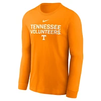 Men's Nike Tennessee Orange Volunteers 2025 Sideline Performance Long Sleeve T-Shirt