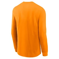Men's Nike Tennessee Orange Volunteers 2025 Sideline Performance Long Sleeve T-Shirt