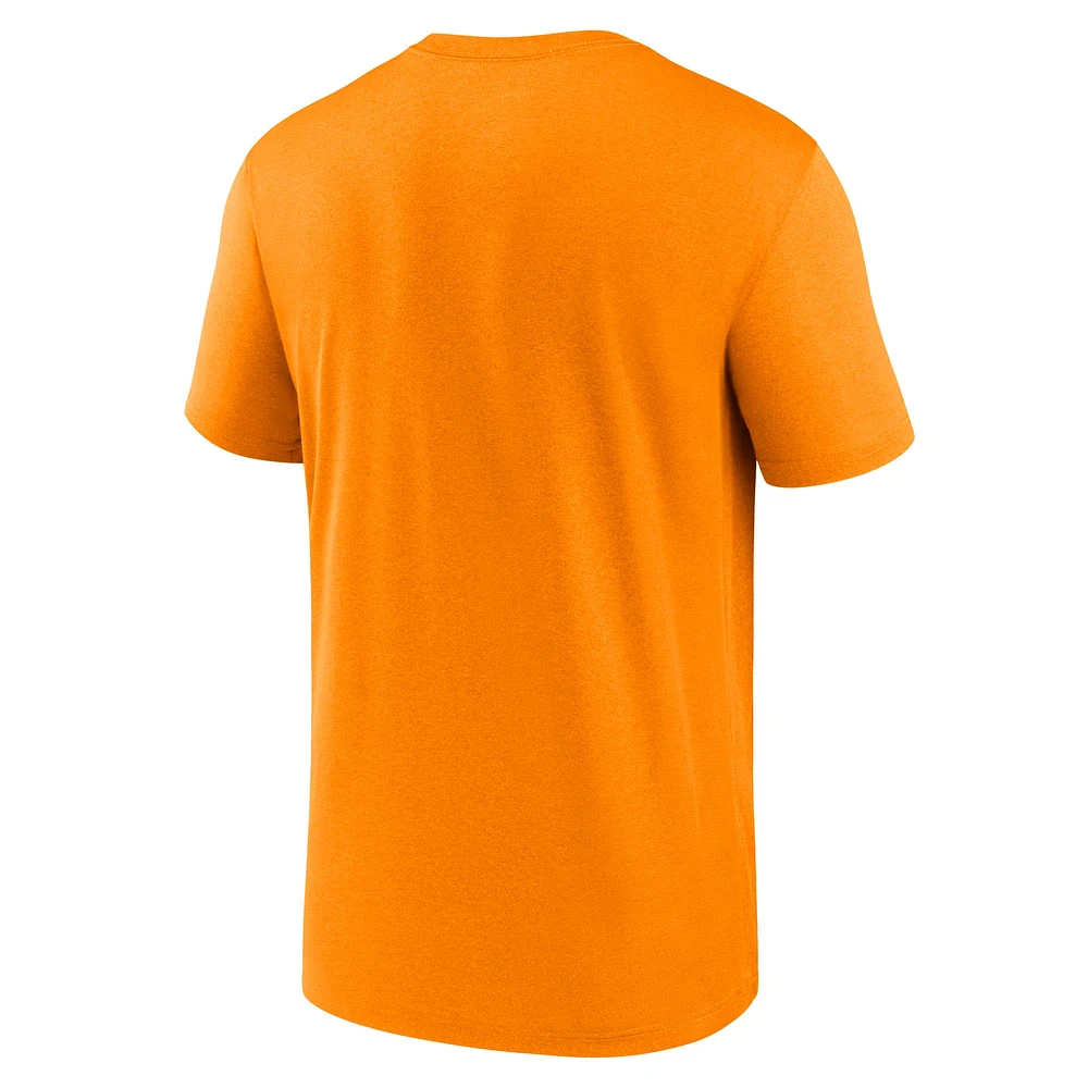 Men's Nike Tennessee Orange Volunteers 2025 Sideline Small Logo Legend Performance T-Shirt