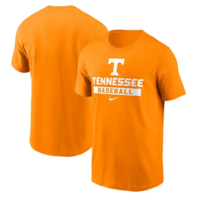 Men's Nike Tennessee Orange Volunteers Baseball T-Shirt