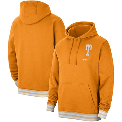 Men's Nike  Tennessee Orange Volunteers Campus Retro Fleece Pullover Hoodie