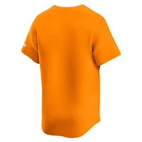 Maillot de baseball Nike Tennessee Orange Volunteers College Limited pour homme