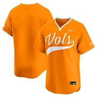 Maillot de baseball Nike Tennessee Orange Volunteers College Limited pour homme