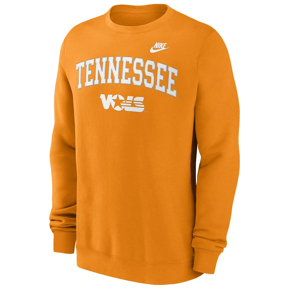 Sweat-shirt Nike Tennessee Orange Volunteers Legacy Classic pour homme