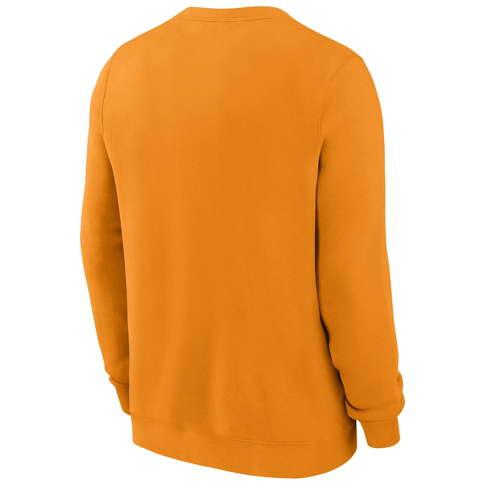 Sweat-shirt Nike Tennessee Orange Volunteers Legacy Classic pour homme
