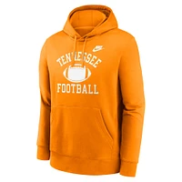 Men's Nike Tennessee Orange Volunteers Legacy Football Icon Club Fleece Pullover Hoodie