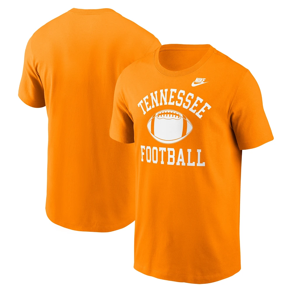 T-shirt Nike Tennessee Orange Volunteers Legacy Football Icon pour homme