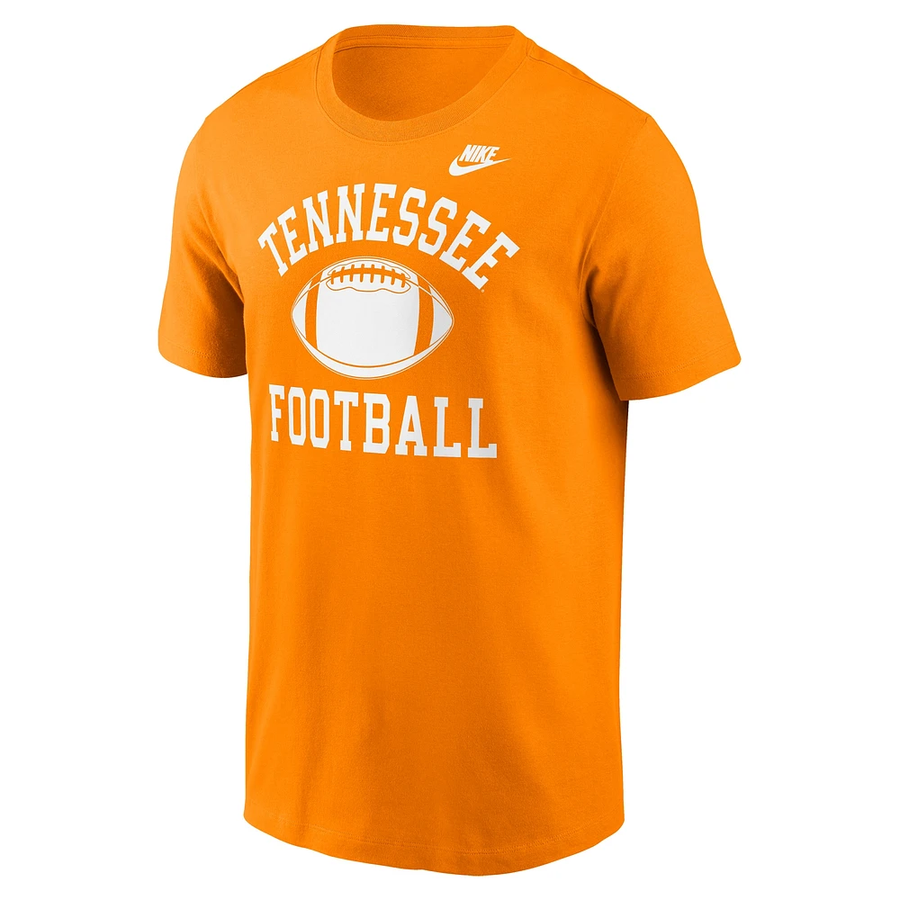 T-shirt Nike Tennessee Orange Volunteers Legacy Football Icon pour homme