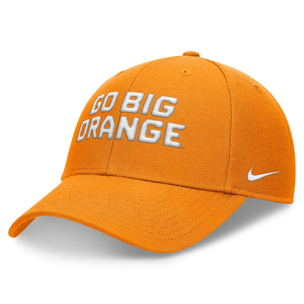 Casquette réglable à hauteur locale Nike Tennessee Orange Tennessee Volunteers pour hommes