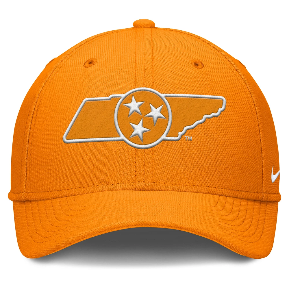 Men's Nike Tennessee Orange Volunteers Local Swoosh Flex Hat